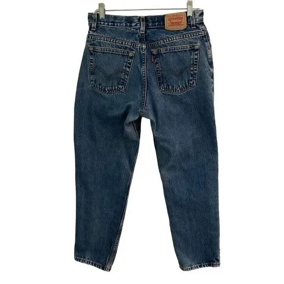 Levi’s 550 Retro Relaxed Tapered Jeans Women’s 10S Normcore Denim Blue Jeans - Picture 2 of 5